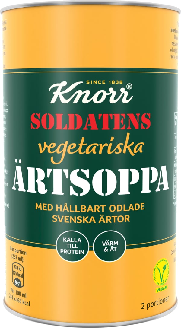 Ärtsoppa utan fläsk
