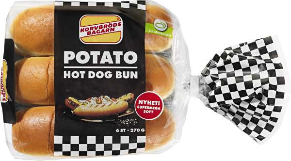 Korvbröd Potato 6-pack