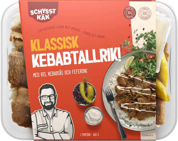 Klassisk Kebabtallrik