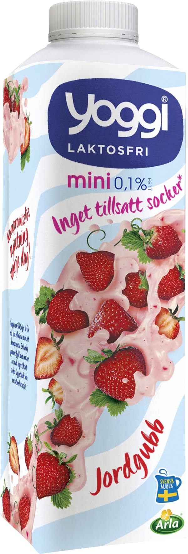 Laktosfri Yoghurt Mini Jordgubb