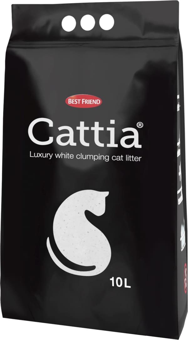 Kattströ Vitt Klumpbildande
