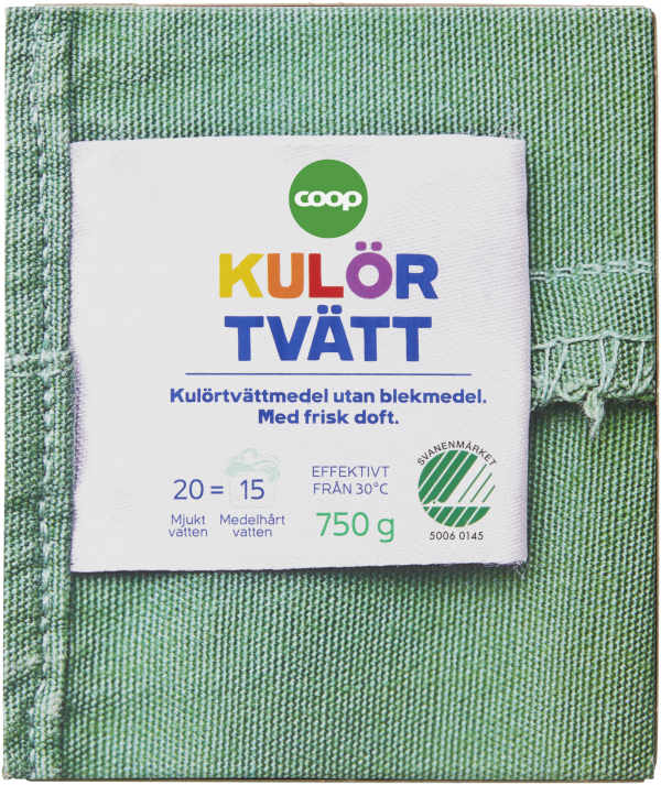 Kulörtvättmedel