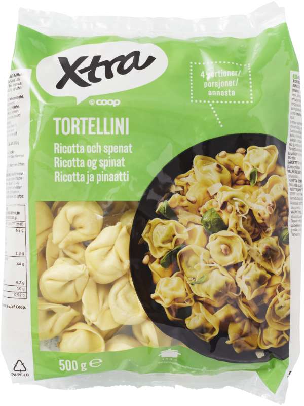 Tortellini Ricotta & spenat