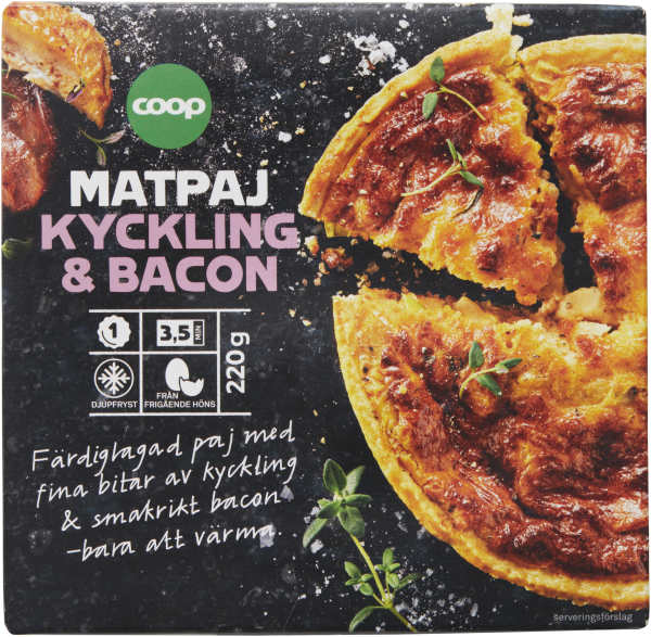 Paj Kyckling & bacon