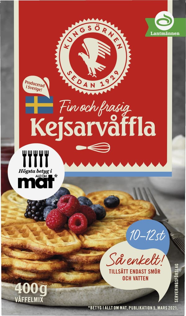 Bakmix Kejsarvåfflor