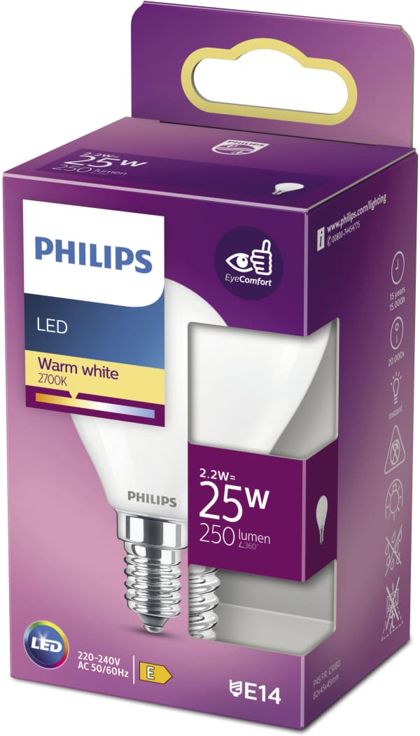 LED-lampa Klot 25W E14