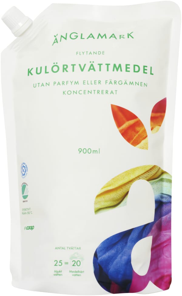 Kulörtvättmedel Flytande