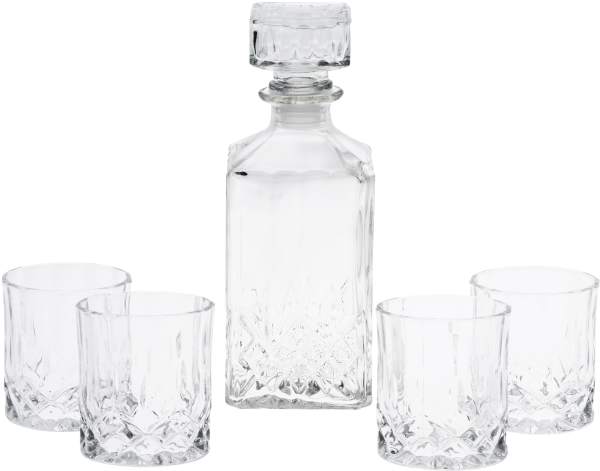 Karaff med glas 5-pack
