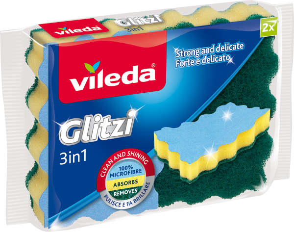 Disksvamp Glitzi 3in1 2-pack