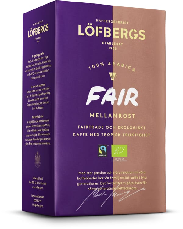 Bryggkaffe Mellanrost Fair Eko