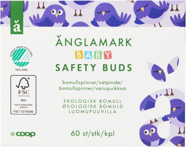 Bomullspinnar Baby Safety Buds