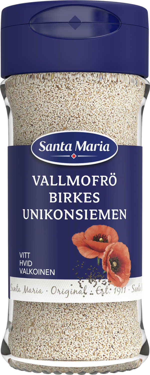 Vallmofrö Vitt