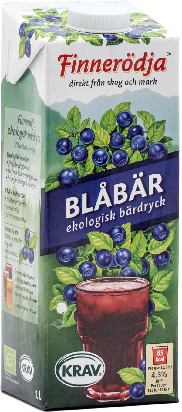 Bärdryck Blåbär Eko