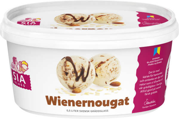 Gräddglass Wienernougat