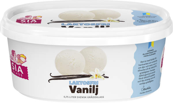 Laktosfri Gräddglass Vanilj