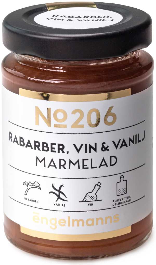 Marmelad Rabarber Vin & Vanilj