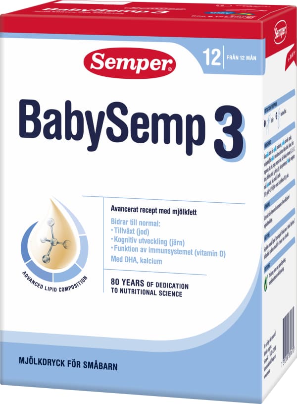 Mjölkersättning BabySemp 3