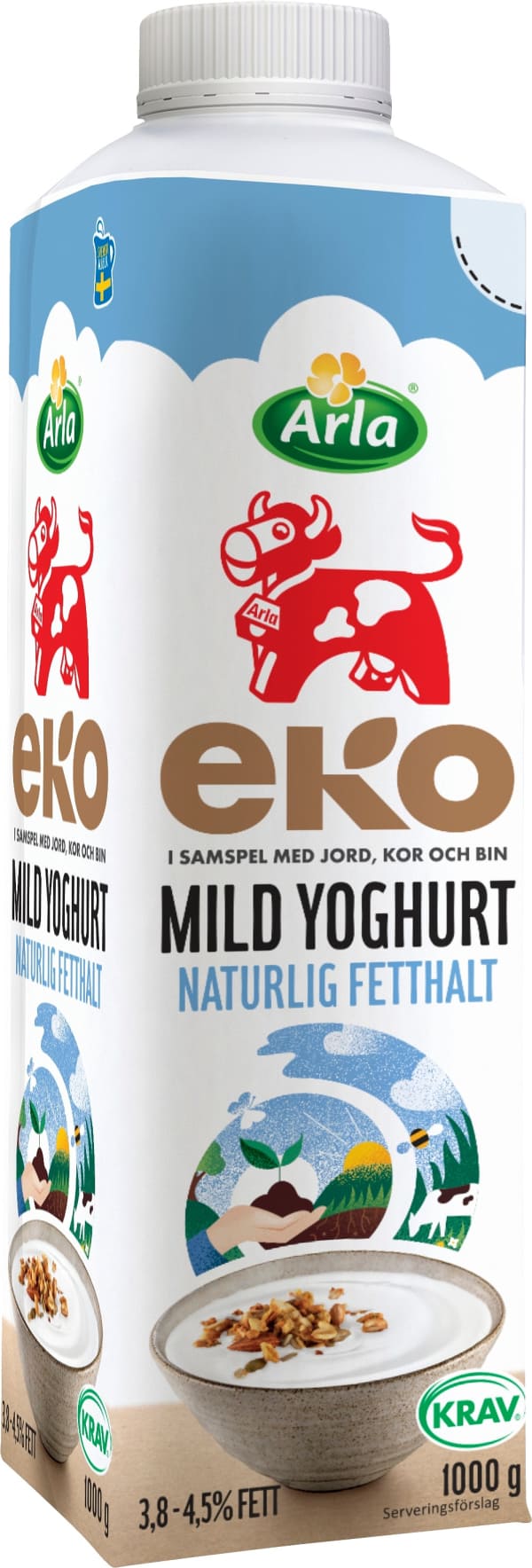 Mild Yoghurt Naturell 3,8-4,5% Eko