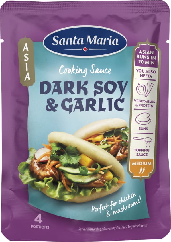 Sås Dark Soy & Garlic