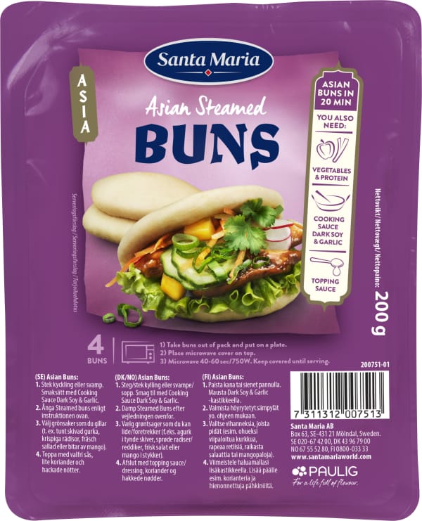 Bröd Asian Steamed Buns
