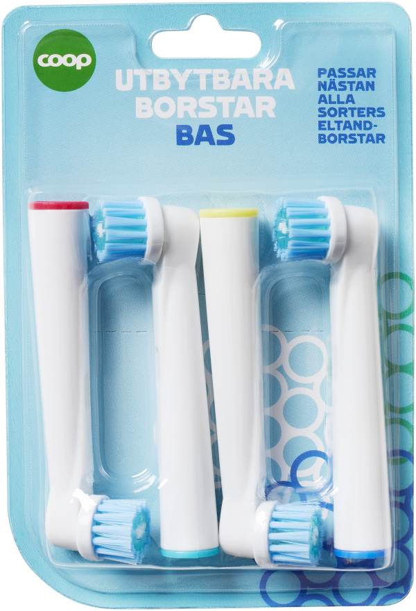 Eltandborsthuvud 4-pack