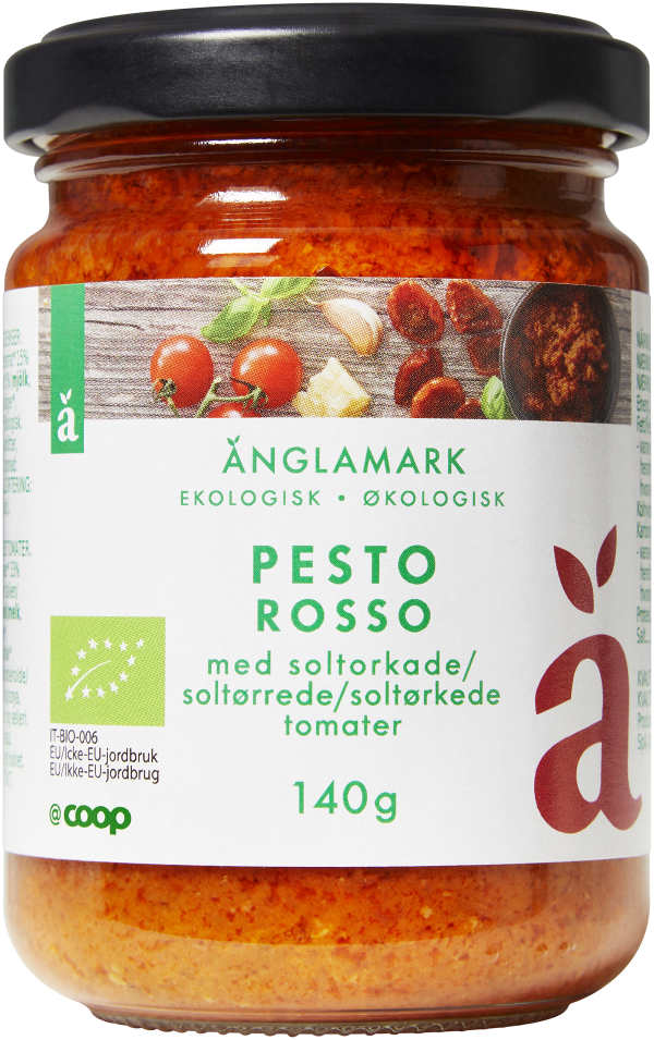 Pesto Rosso med Soltorkade Tomater Eko