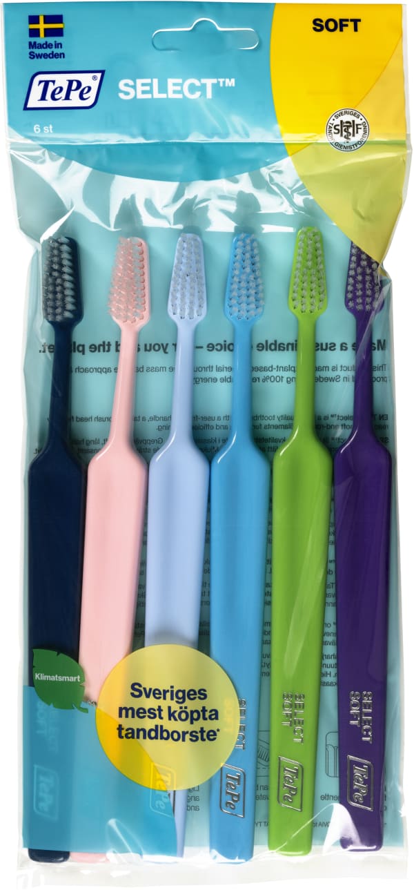 Tandborstar Select Soft 6-pack