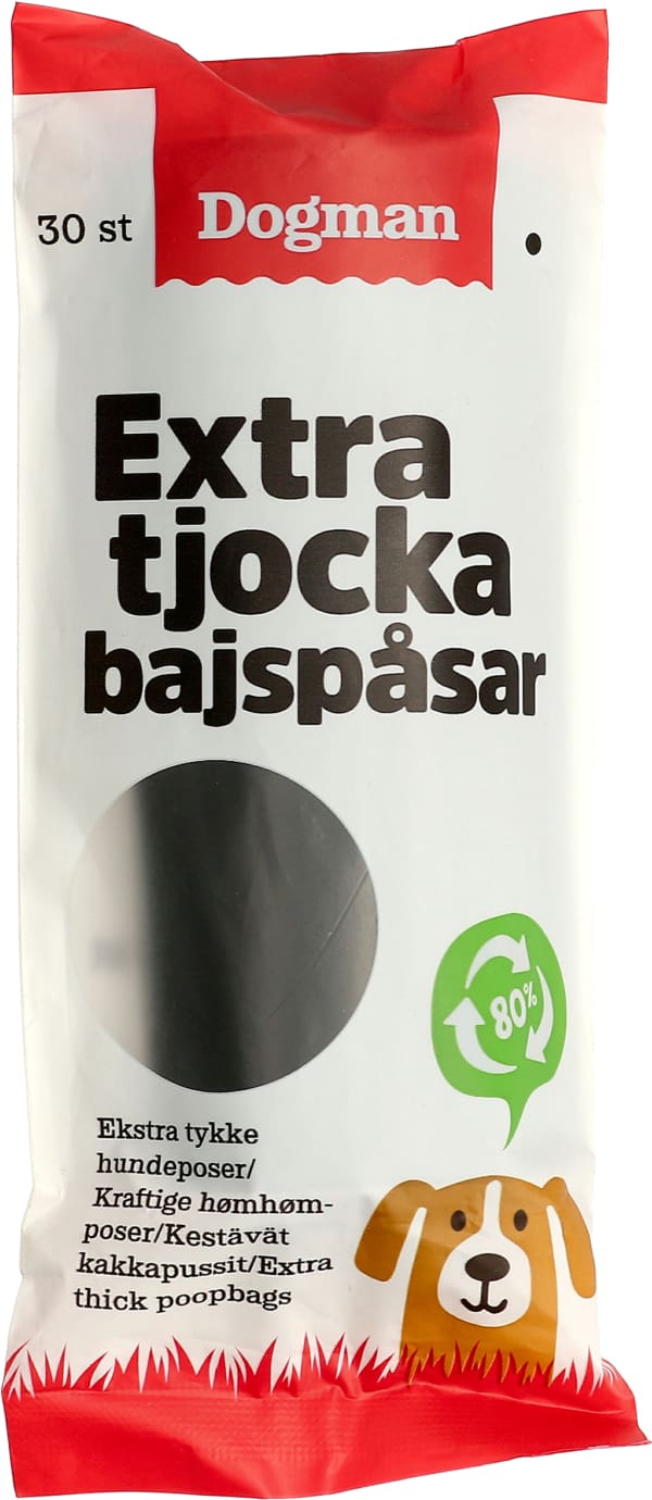 Bajspåse Extra tjocka 30-pack