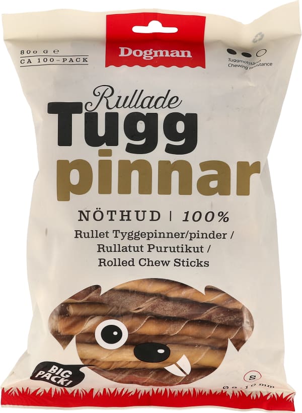 Tuggpinnar Nöthud 100-pack
