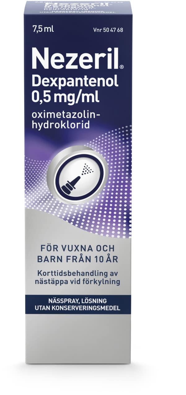 Nässpray Dexpantenol 0,5 mg/ml