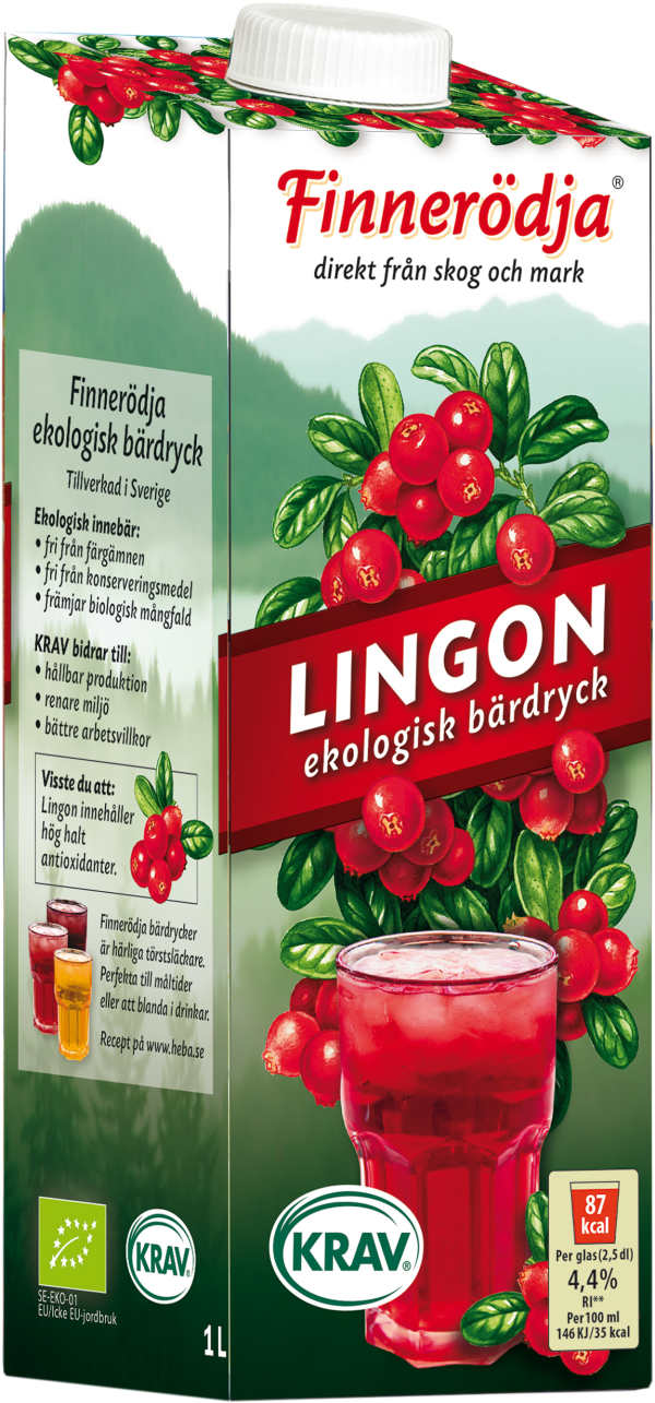Bärdryck Lingon Eko