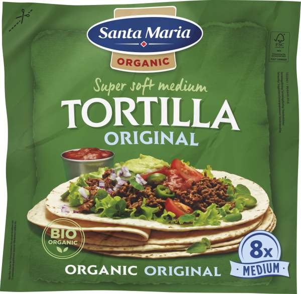 Tortilla Medium 8-pack Eko