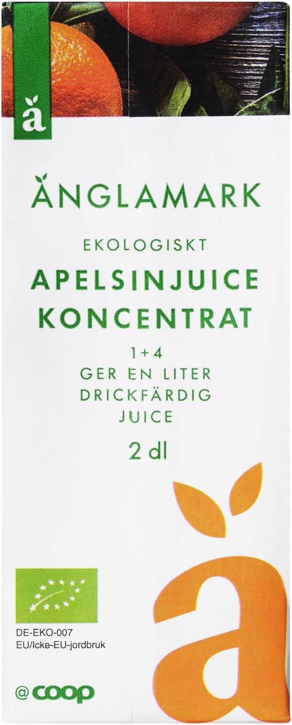 Juicekoncentrat Apelsin Eko