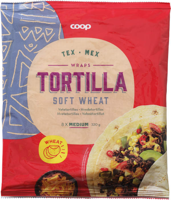 Tortillabröd M 8-pack