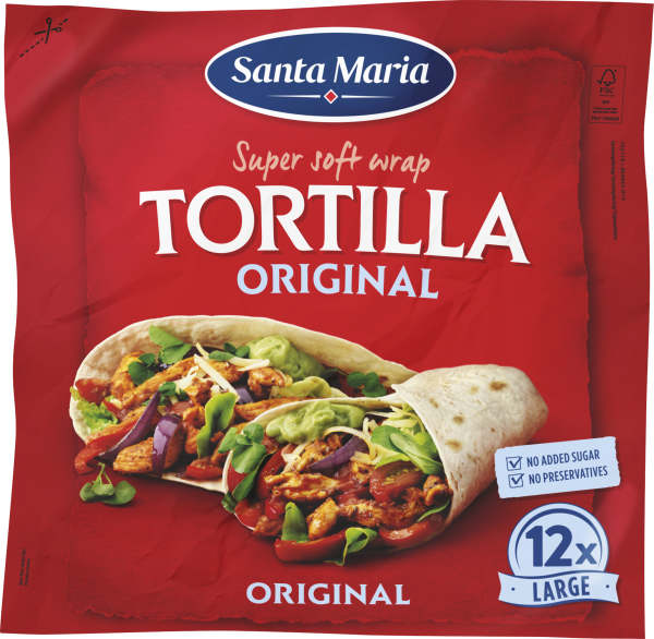 Tortilla Large 12-pack