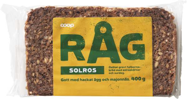 Solrosrågbröd