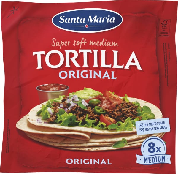 Tortilla Medium 8-pack