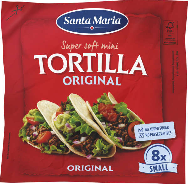 Tortilla Small 8-pack