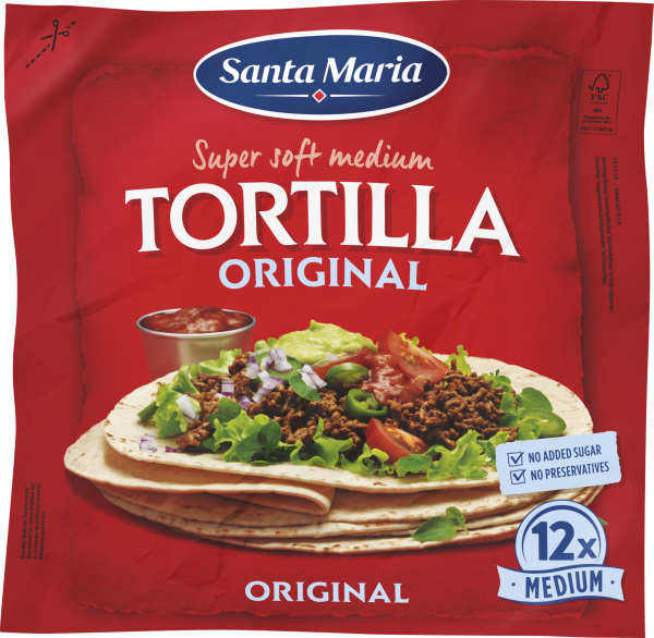 Tortilla Medium 12-pack