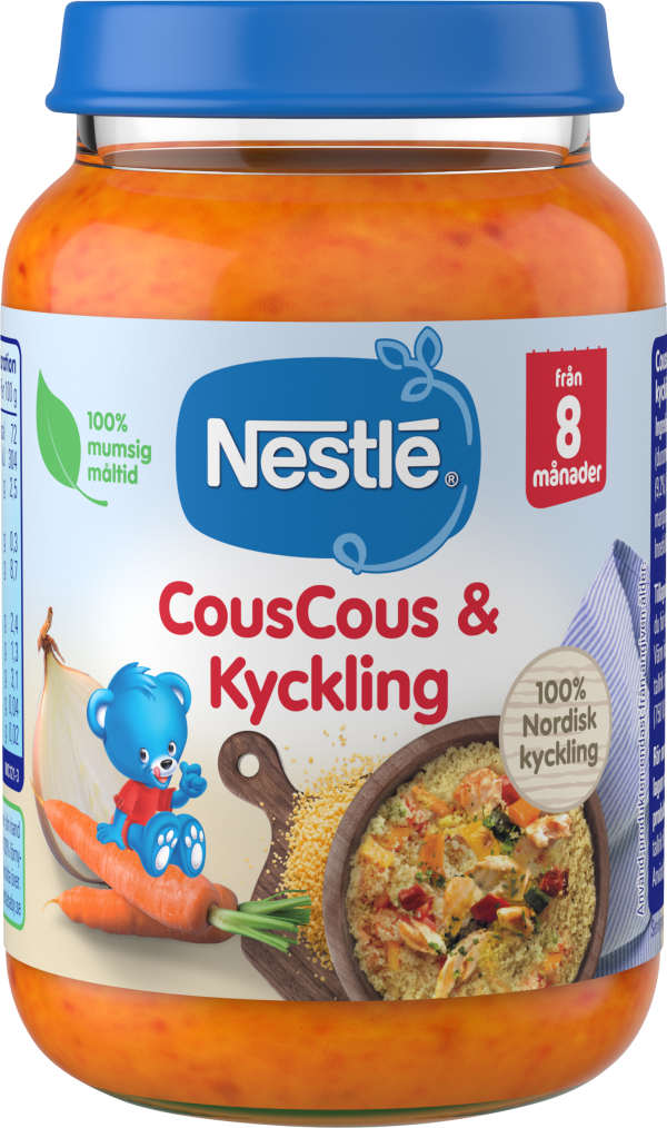 Barnmat Couscous & kyckling 8 mån