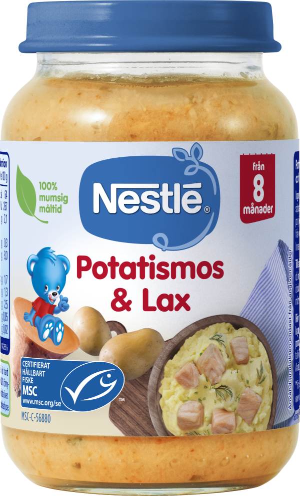 Barnmat Potatismos & lax 8 Mån