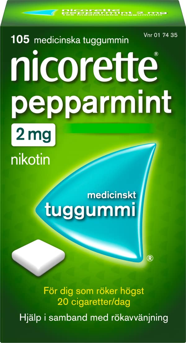 Pepparmint Tuggummi 2 mg