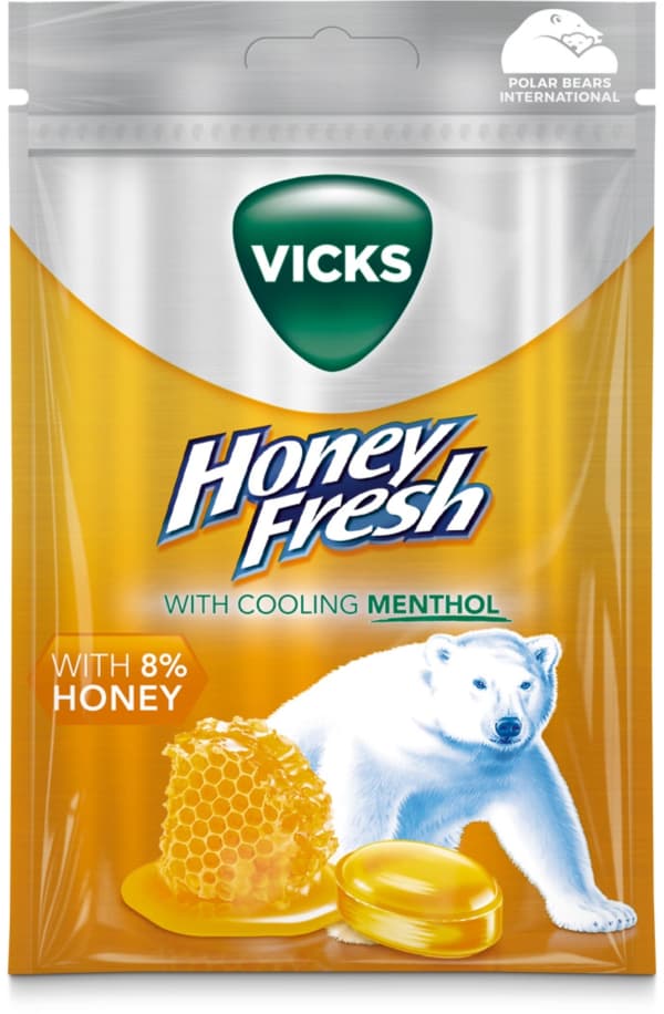 Halstabletter Honey Fresh