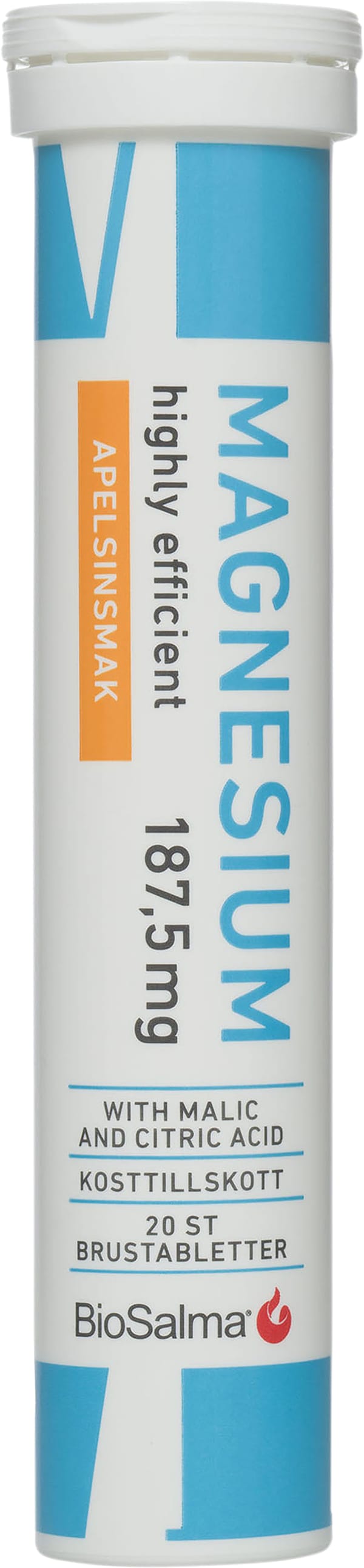 Magnesium Apelsin 187,5mg