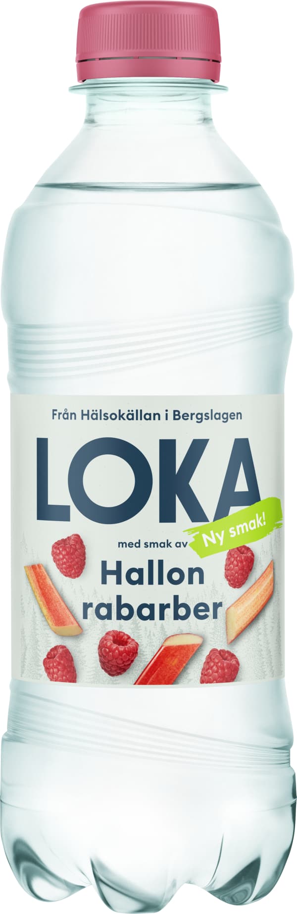 Kolsyrat vatten Hallon & rabarber