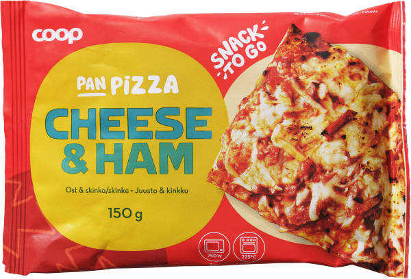 Pan Pizza Ost & Skinka