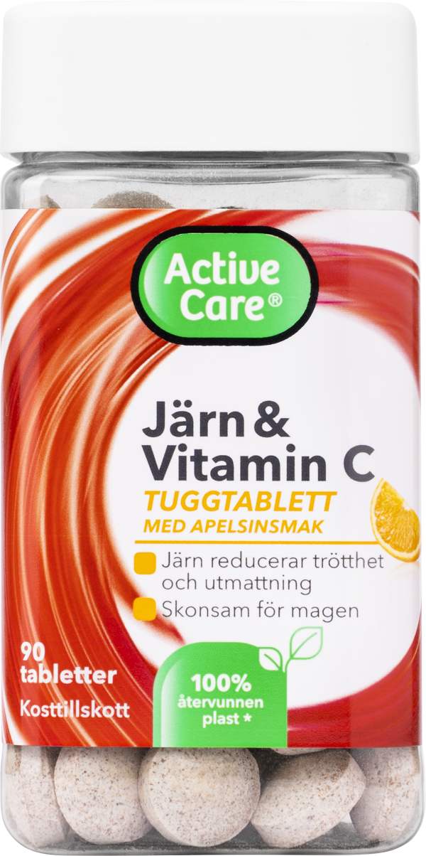 Tuggtablett Järn & Vitamin C