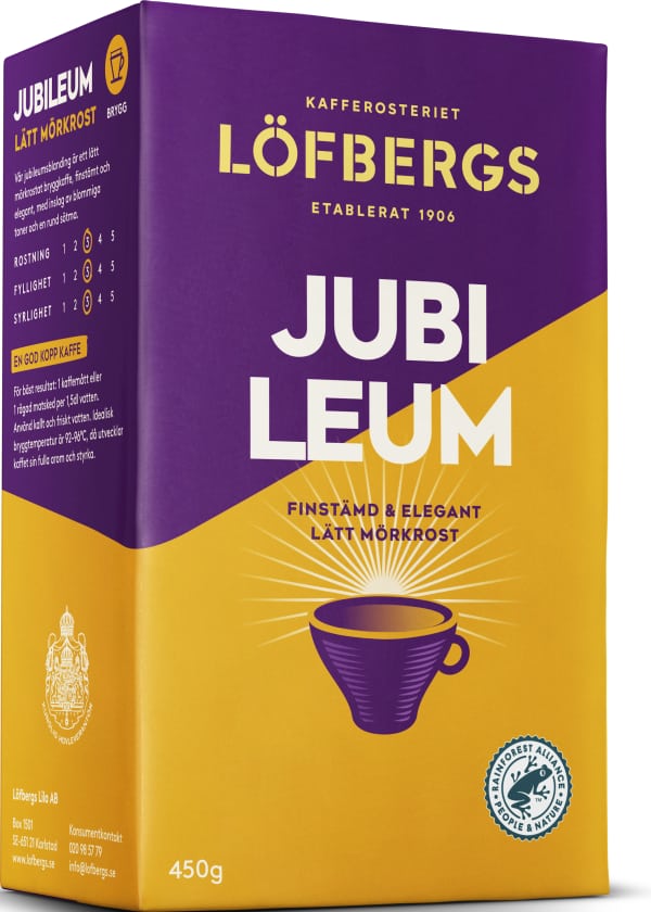 Bryggkaffe Jubileum Lätt Mörkrost