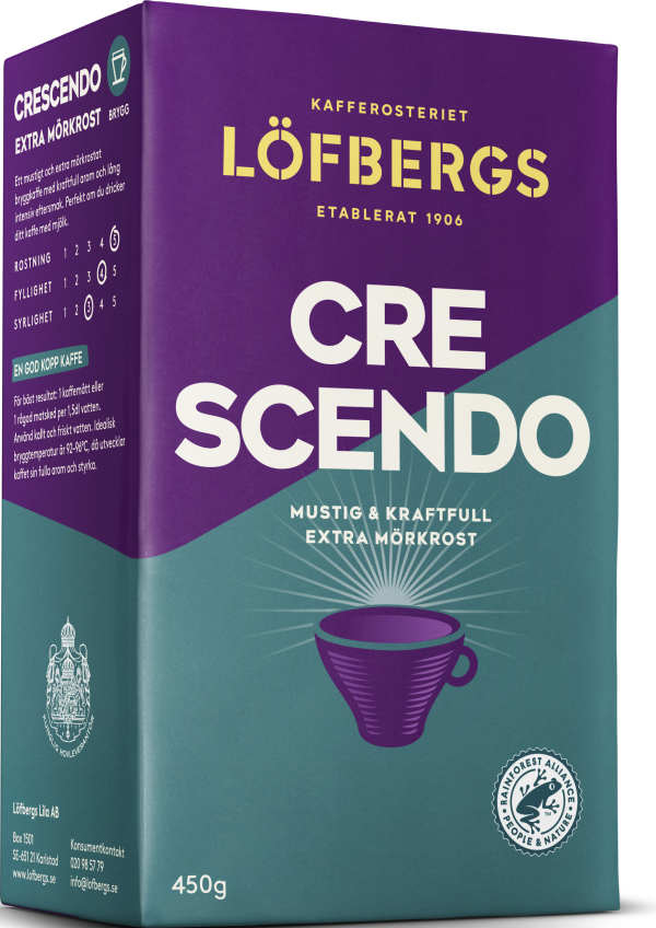 Bryggkaffe Crescendo Extra Mörkrost