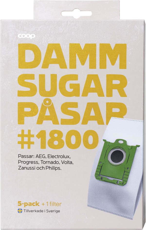 Dammsugarpåsar 1800 5-pack
